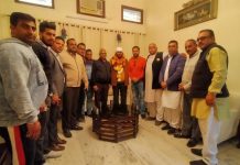 जालंधर सैंट्रल से शिअद-बसपा के प्रत्याशी Chandan Grewal को चरणजीतपुरा वैलफेयर काउंसल ने दिया समर्थन