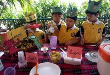 दोस्तों के साथ लेमोनेड की चुस्की लेकर डिप्स के बच्चों एंजाय की पार्टी lemonade