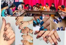 डिप्स में छात्राओं के लिए नेल आर्ट प्रतियोगिता का आयोजन nail