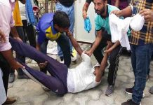 CM रेज़ीडैंस पहुंचे इन लोगों का पुलिस ने कर दिया ये हाल residence