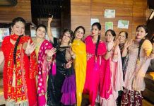 जालंधर में गोबिंद नगर की महिलाओं ने धूमधाम से मनाया तीज़ त्यौहार gobind