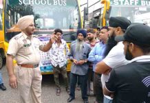 इनोसेंट हार्टस, लोहारां में सेफ स्कूल वाहन योजना पर स्कूल बस चालकों के लिए अवेयरनेस सेमिनार drivers