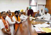 Jalandhar Lok Sabha By-Election : BJP कैंडीडेट इन्द्र इकबाल अटवाल ने नामांकण भरा