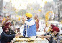 CM Bhagwant Mann ने ‘AAP’ प्रत्याशी के पक्ष में हलका शाहकोट में किया रोड-शो, CM Mann ने वोटरों से की ये अपील
