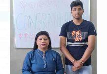 मोनिका सूजी कोचिंग सैंटर के छात्र की शानदार उपलब्धी, माधव घई ने मैथेमैटिक्स में लिए 97 प्रतिशत अंक monika