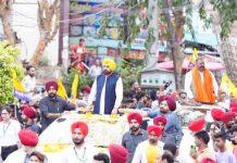 ‘आप’ प्रत्याशी सुशील रिंकू के हक में CM Bhagwant Mann का रोड-शो, CM Mann ने कहा – एक साल और दीजिए, काम अच्छा न लगे तो 2024 में वोट नहीं मांगूगा cm