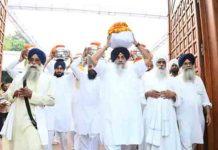 पंजाब के पूर्व CM प्रकाश सिंह बादल की अस्थियां कीरतपुर साहिब में प्रवाहित, वीरवार होगी अंतिम अरदास ashes