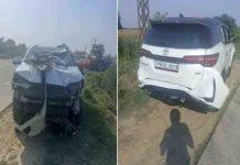भीषण हादसा! आप MLA की Fortuner-Swift की आमने सामने टक्कर, बाल-बाल बचे MLA, एक की मौत baba