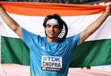 world athletics championship में neeraj chopra ने रचा इतिहास, जीता गोल्ड, इतनी दूर फेंका भाला, Video javelin