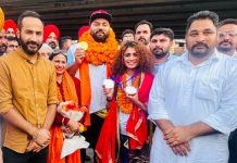 मीत हेयर ने Asian Games मैडलिस्ट सिफ़्त सम्रा, तेजिन्दर पाल तूर और हरमिलन बैंस का किया स्वागत और सम्मान meet