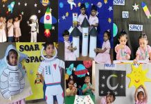 इनोसेंट हार्टस स्कूल के इनोकिड्स के नन्हे बच्चों ने गतिविधियों के माध्यम से ली ब्रह्माण्ड व अंतरिक्ष की जानकारी innokids