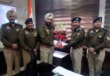 जालंधर देहात के SSP मुखविन्द्र भुल्लर ने किया DIG एस. भूपति का स्वागत ssp