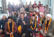 अयोध्या के श्री राम मंदिर में प्राण प्रतिष्ठा के संबंध में अक्षत कलश सेठ हुकम चंद कॉलोनी पहुंचे, राम भक्तों ने किया भव्य स्वागत shri