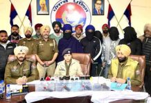 कपूरथला – 5 पेशेवर अपराधी अरेस्ट, हथियार बरामद, इन राज्यों से लाए थे अवैध हथियार police