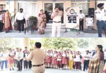 डिप्स स्कूल सूरानुस्सी में लगाया ट्रैफिक जागरूकता सेमिनार traffic