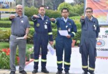 HPCL- मित्तल एनर्जी लिमिटेड गुरू गोबिंद सिंह रिफाइनरी में 53वें नेशनल सेफटी कैंपेन के अंतर्गत फायर एंड सेफटी अभियान समापन समारोह आयोजित hpcl