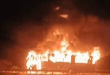 हाईवे पर बड़ा हादसा, टूरिस्ट बस में लगी आग, 9 लोग जिंदा जले, कई झुलसे, वृंदावन से लौट रहे थे श्रद्धालु