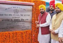 CM मान ने दीनानगर में 51.74 CR की लागत वाले रेलवे ओवर ब्रिज का किया उद्घाटन, सरहदी शहर में ट्रैफिक होगा सुचारू cm