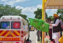 CM Bhagwant Mann ने 58 हाईटेक एंबुलेंसों को हरी झंडी दिखाकर किया रवाना cm