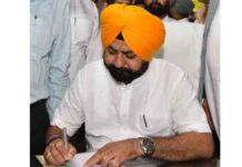 पंजाब – कैबिनेट मंत्री हरदीप सिंह मुंडियां ने कार्यभार संभाला, कही ये बात hardeep