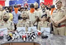 जालंधर देहात पुलिस को मिली बड़ी सफलता! बैंक रॉबरी और इन बड़े गैंगस्टरों के मर्डर का प्लान विफल, पुलिस कांस्टेबल समेत अंकुश बईया गैंग के 7 गैंगस्टर अरेस्ट
