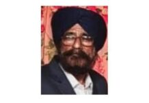 जालंधर – सुरजीत सीटा के चाचा जी चरणजीत सिंह का निधन, आज दोपहर 1 बजे होगा अंतिम संस्कार