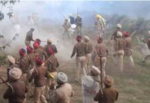 Bathinda में पुलिस और किसानों में टकराव, लाठीचार्ज, आंसू गैस के गोले छोड़े, माहौल तनावपूर्ण clash