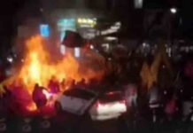 बड़ा हादसा! विधानसभा चुनाव जीत के जश्न में लगी भीषण आग, नवनिर्वाचित MLA समेत कई झुलसे, देखें वीडियो fire