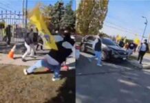 कनाडा में हिंदू मंदिर पर हमला, मारपीट, तोड़फोड़, देखें वीडियो canada