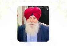 जालंधर – मनप्रीत जॉनी और दलजीत सिंह के पिता सरदार राजेन्द्र सिंह का आज निधन, रविवार होगा अंतिम संस्कार sardar