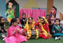 इनोसेंट हार्टस में बड़ी धूमधाम से मनाया गया लोहड़ी व मकर संक्रांति पर्व lohri