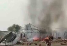 Mahakumbh 2025 : महाकुंभ मेले में फिर लगी आग, मची भगदड़ fire