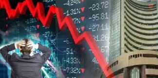 शेयर बाजार में बड़ी गिरावट, निवेशकों के ₹8 लाख करोड़ स्वाहा stock