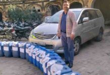 Kapurthala : एक्साइज इंस्पेक्टर Raman Bhagat व CIA स्टाफ की गांव बूट में बड़ी रेड, इनौवा गाड़ी में मिली सैंकड़ो लीटर अवैध स्पिरिट excise