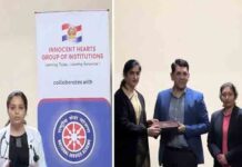इनोसेंट हार्टस में ‘नेशनल साइंस डे’ पर बेसिक लाइफ सपोर्ट कार्यशाला आयोजित innocent