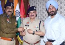 निष्ठा, ईमानदारी और निडरता से डयूटी निभाने वाले AIG नरेश डोगरा डीजीपी कमेंडेशन डिस्क से सम्मानित aig