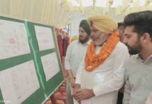 हरपाल चीमा ने दिड़बा में बाबा साहिब भीमराव अंबेडकर कम्युनिटी हॉल की रखी आधारशिला harpal