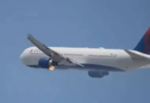 उड़ान भरते ही विमान के इंजन में लगी आग, करनी पड़ी आपातकालीन लैंडिंग, देखें वीडियो delta