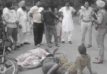 बड़ी वारदात! थाने के बाहर रिटायर्ड DSP ने पत्नी, बेटे और बहू पर बरसाई गोलियां firing