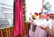 CM भगवंत मान और संत निरंजन दास जी ने डेरा सचखंड बल्लां में एस.टी.पी. का किया शिलान्यास cm