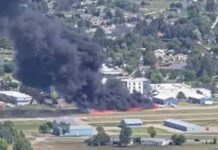 अमेरिका में प्लेन हादसा, एयरपोर्ट पर टकराए 2 विमान, देखें वीडियो montana