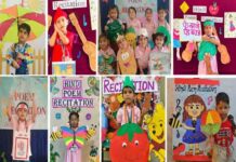 इनोसेंट हार्ट्स के नन्हे सितारे बने कवि : कविता वाचन से बाँधा समां tiny