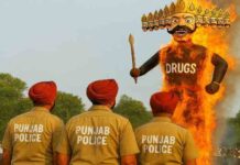 ‘नशे के दानव’ का अंत!: दशहरे पर जला ड्रग्स का पुतला, मान सरकार की ‘युद्ध नशे विरुद्ध’ मुहिम में पंजाब पुलिस का ताबड़तोड़ एक्शन punjab
