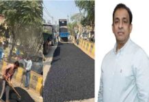 जालंधर – लाडोवाली रोड स्थित दोआबा खालसा स्कूल मार्किट में सड़क के पैच वर्क का कार्य पूरा हुआ – व्यापारियों ने नितिन कोहली का किया धन्यवाद nitin