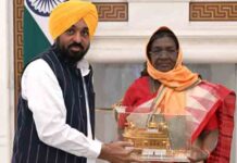 भगवंत मान ने भारत की राष्ट्रपति को श्री गुरु तेग बहादुर जी के 350वें शहीदी दिवस समारोहों में शामिल होने का आमंत्रण दिया, इतिहासिक आयोजनों का हिस्सा बनने की अपील की cm