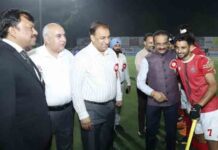 42वां इंडियन ऑयल सर्वो सुरजीत हॉकी टूर्नामेंट, पंजाब पुलिस जालंधर ने पंजाब एंड सिंध बैंक को 5-0 से हराया 42nd