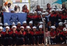 सोमरसेट इंटरनेशनल स्कूल द्वारा किंडरगार्डन के नन्हे-मुन्ने छात्रों ने गुरुद्वारा छेवीं पातशाही साहिब जी में माथा टेका