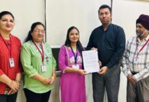 एस.एस.एम.टी.आई की एक छात्रा आना को HDFC Bank में जूनियर मैनेजर के पद पर नियुक्ति मिली