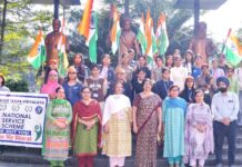 एच.एम.वी. के एनएसएस यूनिट ने वन्दे मातरम का 150वां स्मरणोत्सव मनाया