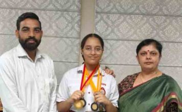 डिप्स की हर्षिता ने बढ़ाया संस्थान का मान